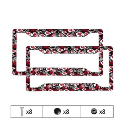 #ad #ad 2PCS Kansas City Chiefs License Plate Frame Auto Car Tag Cover Accessories $13.99