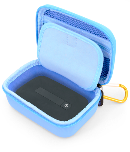 CM 4G WiFi Hotspot Case for Verizon Jetpack MiFi 8800L 4G Mobile, Blue Case Only - 第 9/12 張圖片