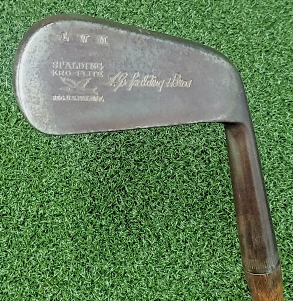 Hierro A.G. Spalding & Bros Kro-Flite 5 / Derecha / Eje de madera / De colección / jd7181 Foto 2 de 4