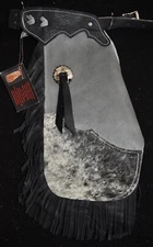 Custom Made Leather Kid's Chinks/Hair On Cowhide /Quick Ship Made in USA