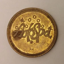 Auto Spa Car Wash Token 27mm