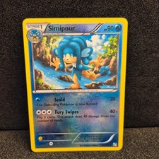 Pokemon Simipour Black & White 34/114 Reverse Holo Uncommon