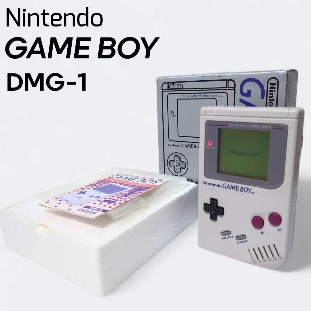 任天堂初代ゲームボーイDMG-01+ 任天堂 ゲームボーイCGB-001 任天堂 初代 ゲームボーイ GAMEBOY DMG-01 充電式アダプタ付き
