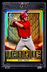 Mike Trout RARE REFRACTOR RAINBOW HOLO INVESTMENT CARD Los Angeles Angels SSP