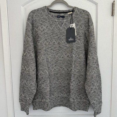Levi's Made & Crafted New West Geometric Crewneck Sweater, XL, Brand New