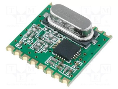 433,92MHz SPI Modul: RF FSK 1,8÷3,6VDC FM Transceiver -121dBm