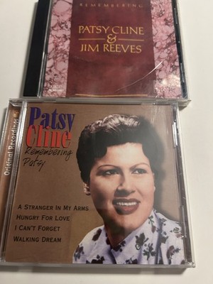 Patsy Cline & Jim Reeves Remembering CDs Lot of 2 Country Music Legends