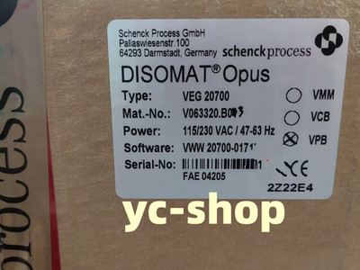 New VEG 20700 V063320.B03 Weighing controller Fast Shipping FedEx or DHL *z