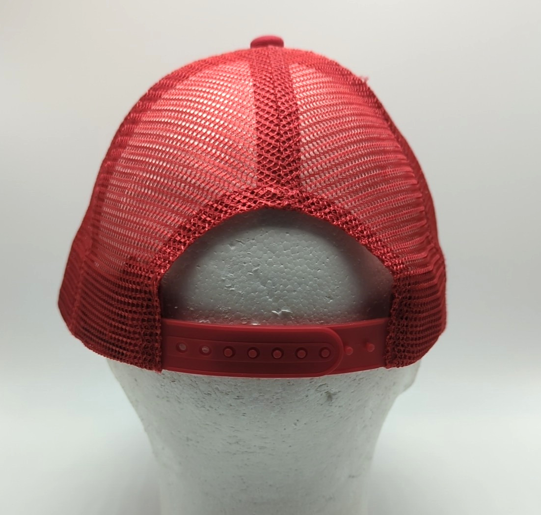 AXE TRAILERS hat red adjustable snapback cap mesh… - image 5