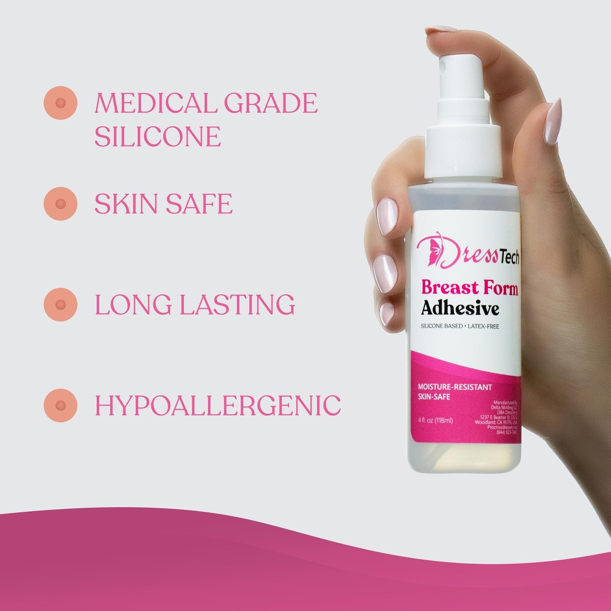 Breast Form Adhesive - Long Lasting, -- 2 oz. (Spray) | eBay