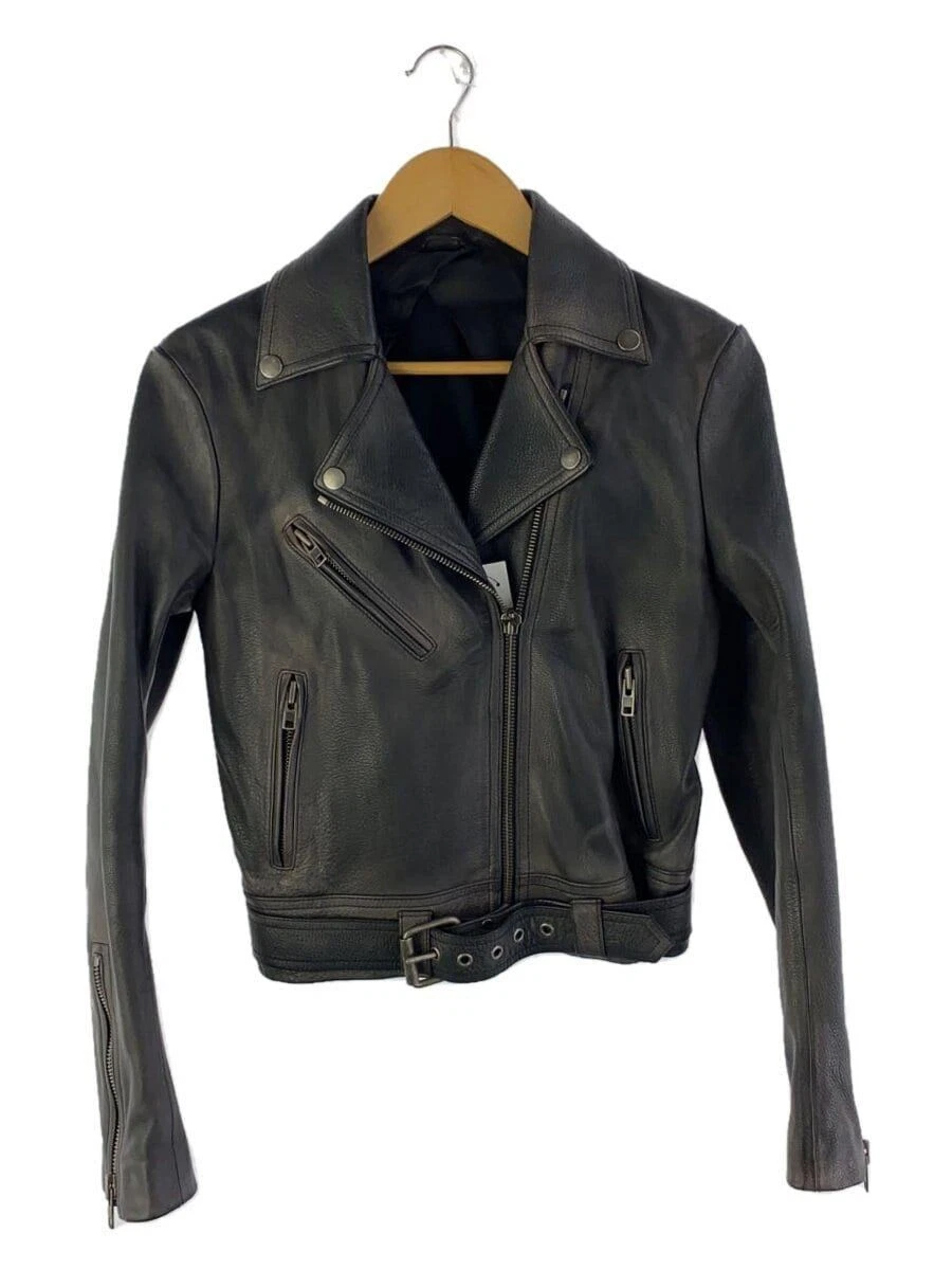 MAISON MARGIELA Giacca Maison Martin Margiela Riders doppia 36 pelle nera S31AM0166 usata