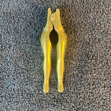 Vintage Solid Brass Lady Legs Nutcracker Risq...