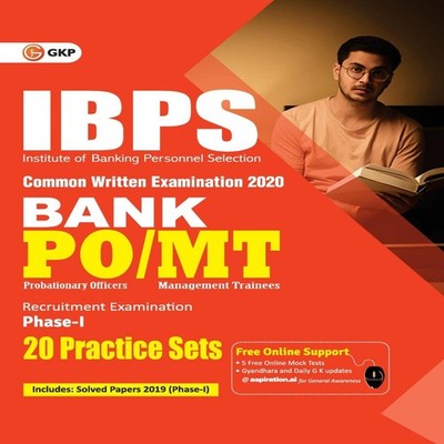 IBPS 2020 Bank PO/MT Phase I - 20 Practice Sets GKP Paperback Rep