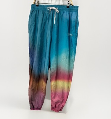 Forever 21 PANTONE umbre Colorful Windbreaker Pants 1XL 