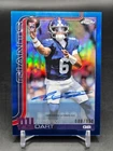 2025 Topps Chrome - Jaxson Dart #RA-JD - True Blue Refractor Auto 88/150 Giants