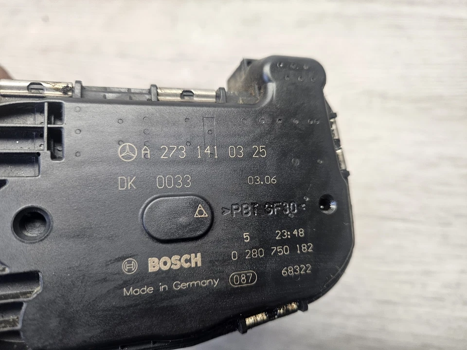 07-16 Mercedes GL450 GL320 Motor Admisión Acelerador Cuerpo Actuador BOSCH OEM Foto 4 de 4