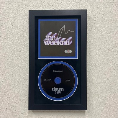 The Weeknd Signed CD Cover Framed PSA/DNA Autographed Dawn FM | eBay