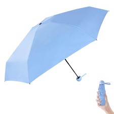 Travel Umbrella Rain Compact Mini Umbrella Windproof UV Protection Lightweigh...