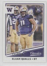 2017 Panini Classics Rookies Blue Back /175 Elijah Qualls #234 Rookie RC
