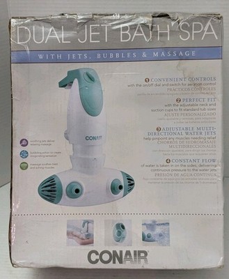 NEW Conair Portable Bath Spa with Dual Hydro Jets for Tub Damage