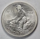 1984 ENGELHARD AMERICAN PROSPECTOR .999 FINE SILVER ROUND EB16