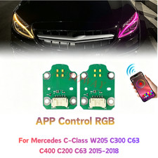 Rgb Drl Led Boards For Mercedes C-class W205 C300 C63 C400 C200 C63 2015-2018
