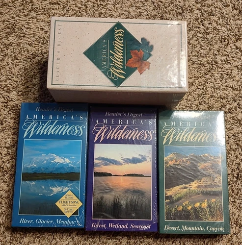 set Of 3 VHS tapes Americas Wilderness