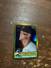 2025 Topps Heritage Gold Refractor #303 Yasmani Grandal /50 Pirates