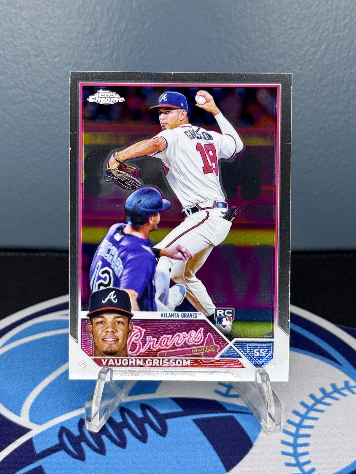 2023 Topps Chrome #48 Vaughn Grissom RC - Atlanta Braves