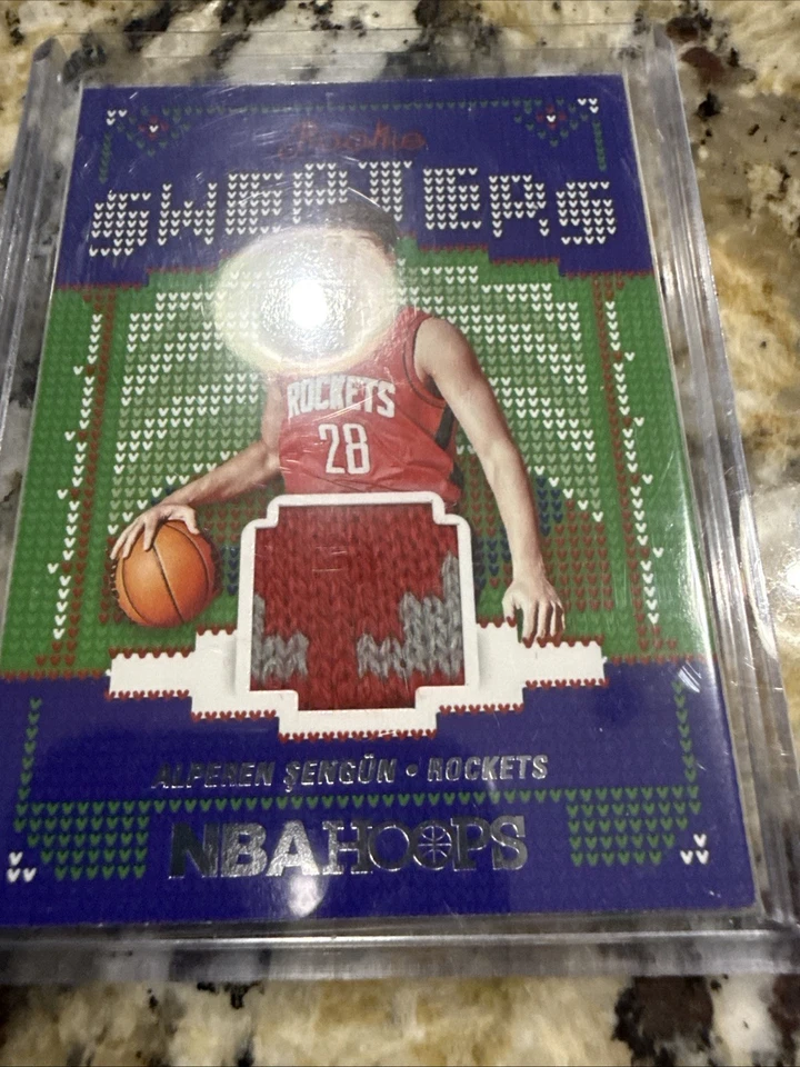Alperen Sengun 2021-22 Panini NBA Hoops ROOKIE SWEATERS Relic Card #RSW-AS! - Image 2 of 3