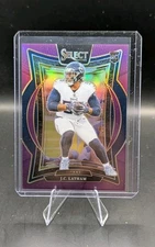 2024 Panini Select - Concourse J.C. Latham #11 Purple Prizm /75 (RC)