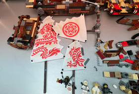 LEGO USED 70618 The LEGO NINJAGO Movie Destiny's Bounty NOT COMPLETE
