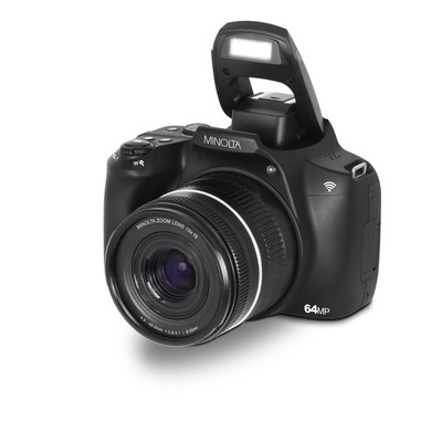 Minolta 64 Mega Pixels Auto Focus Digital Camera with 10x Optical Zoom, 4K Ultra
