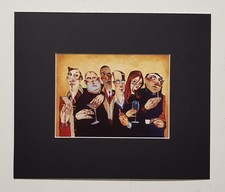 TODD WHITE 'Writer's Block' Mounted Litho Print