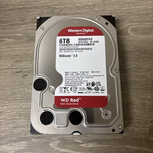 WD Red Plus WD60EFPX 6TB 5400 RPM 256MB Cache SATA 6.0Gb/s 3.5" Hard Drives