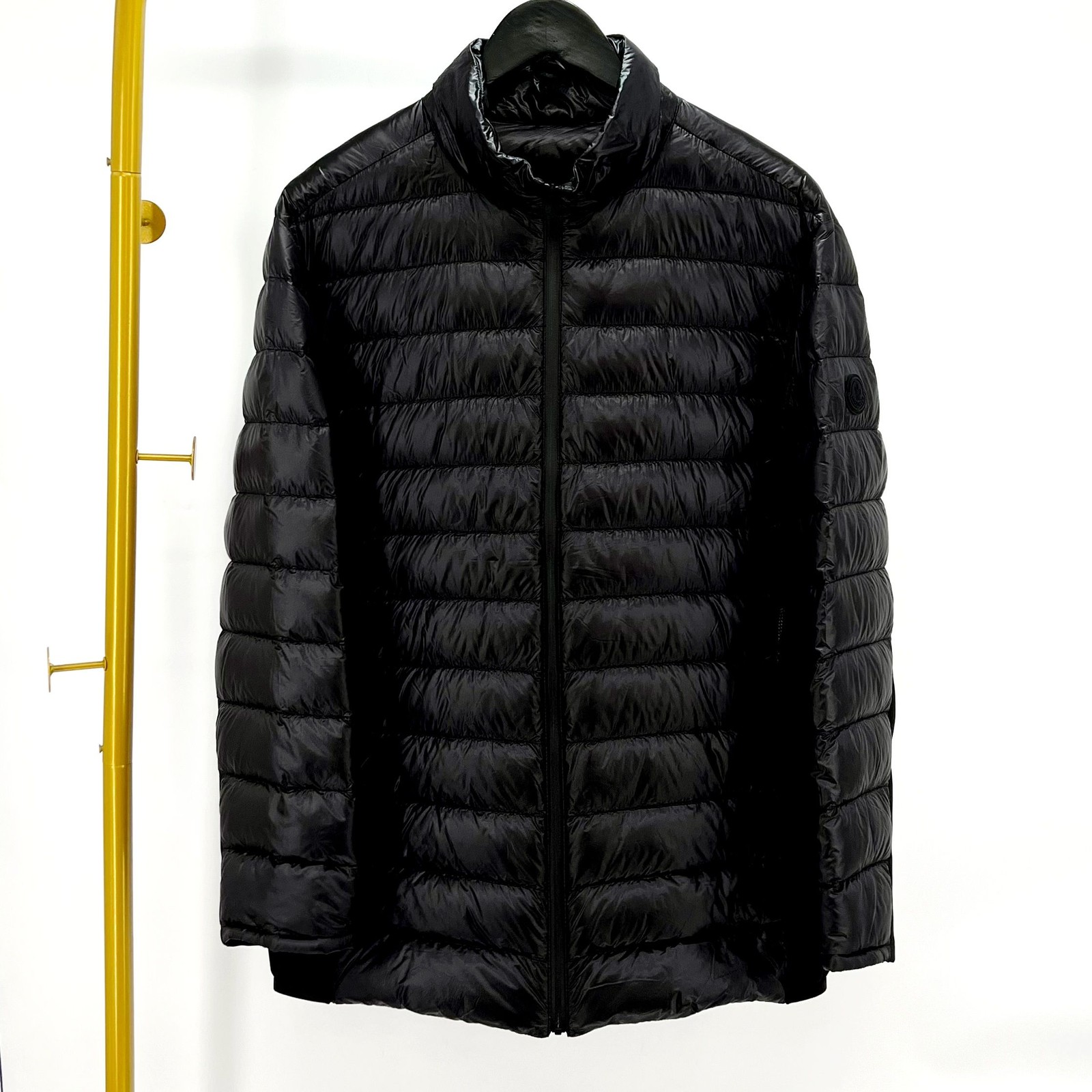 Moncler Black Patch Lightweight Down Jacket 21FW … - image 3