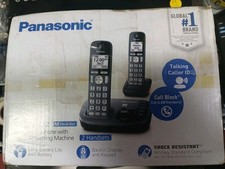 Panasonic KX-TGC222 Black Expandable Digital Cordless Answering System with 2...