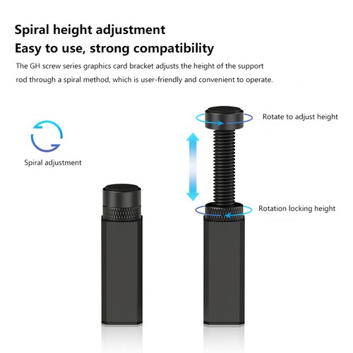 Graphics Card GPU Holder Adjustable Telescopic Support Anti Sag Bracket - Afbeelding 4 van 18