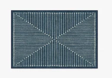 Jonathan Adler RUGGABLE Inkdrop Lapis Blue Rug 2’x3’ (No mat) Retail $109