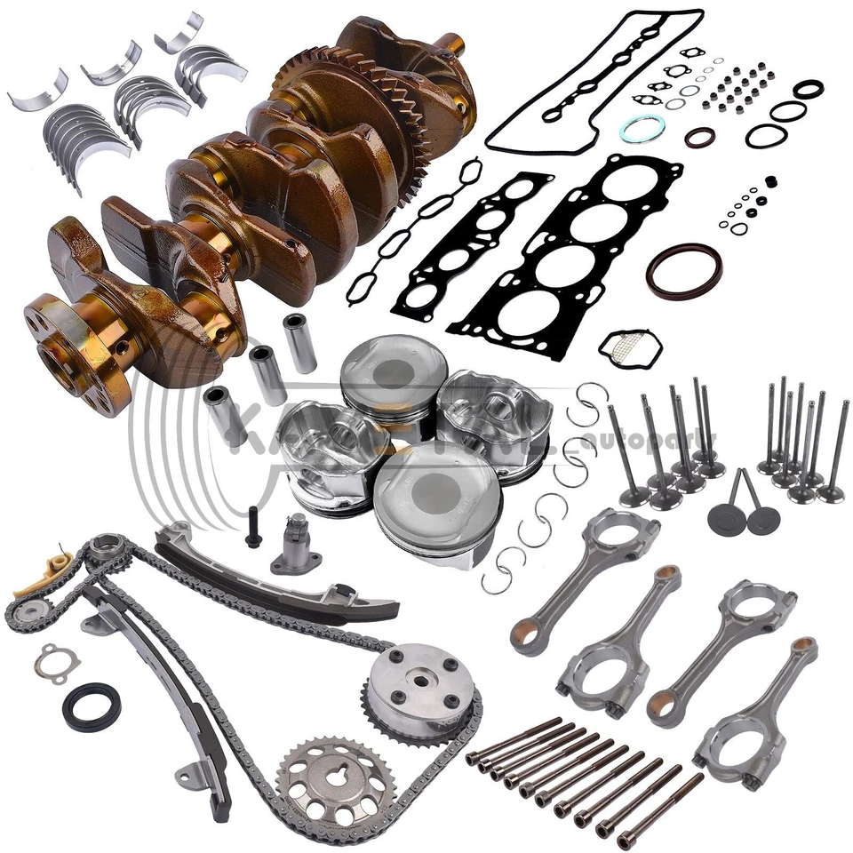 Kit de reconstrucción de motor de revisión para Toyota Camry Solara RAV4 Scion tC xB 2,4 L 2 AZFE Foto 4 de 4