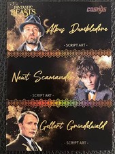 2025 KAKAWOW COSMOS Harry Potter Trading Cards-4/10-Triple Script Art Gold Card