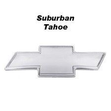01-06 Chevy Tahoe Suburban Front Billet Bowtie Grille Emblem w/ Border Polished