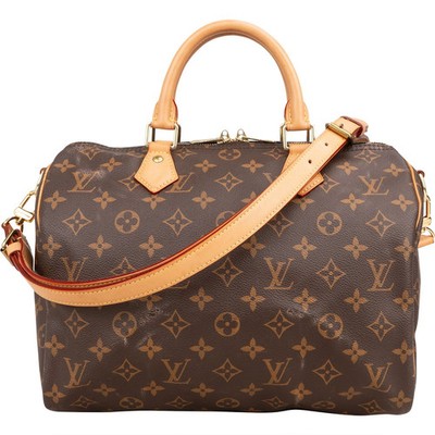 Louis Vuitton Monogram Canvas Speedy 30 Bandoulière Handbag Tasche