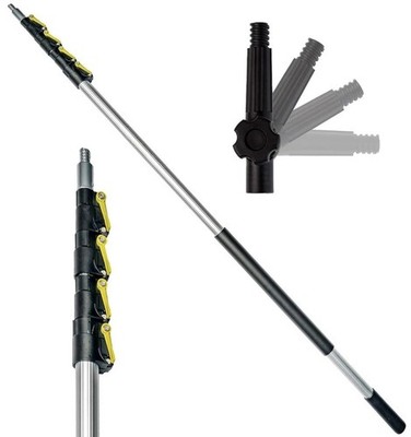 DOCA Telescoping Pole 7-30 Ft - Extension Pole for Cleaning, Feather Duster, Win