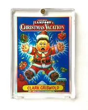 Clark Griswold CHRISTMAS VACATION Custom Holo Made Card In Collectors Case