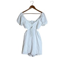 NWT! Le Lis white lace trim cut out dress. Size xs