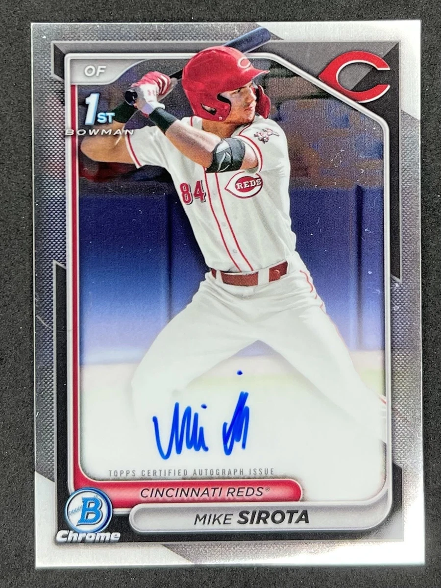 Bowman Cincinnati Reds Baseball Autographed Sports Trading Cards