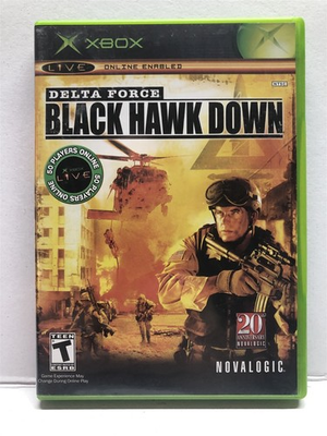 #ad Delta Force: Black Hawk Down Microsoft Xbox 2005 Complete w Manual Tested $17.95