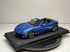 BBR 1/18 P18230E Ferrari Roma Spider Blu Corsa (autoart mr elite cmc amalgam hh