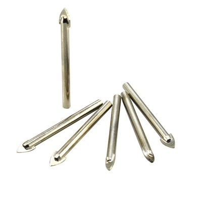 6 Pcs Titanbeschichtete Bohrer Kreuzbohrer Dreieckskopfbohrer